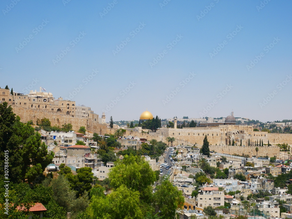 エルサレム(イスラエル)の景色　岩のドーム
