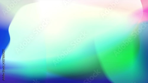 Abstract blurred transparency big bokeh movie, glowing gradient magical waves. Background for Youtube, opener, Christmas theme, holiday, party, clubs, event, music clips, advertising footage.