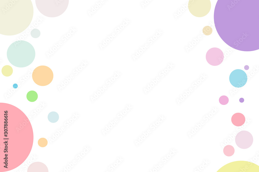 abstract background with circles colorful