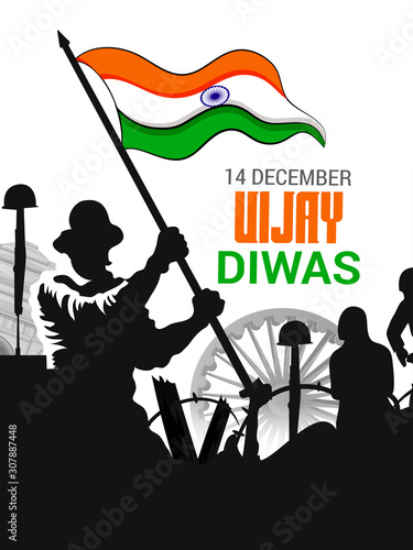 Kargil vijay diwas illustration vector photo