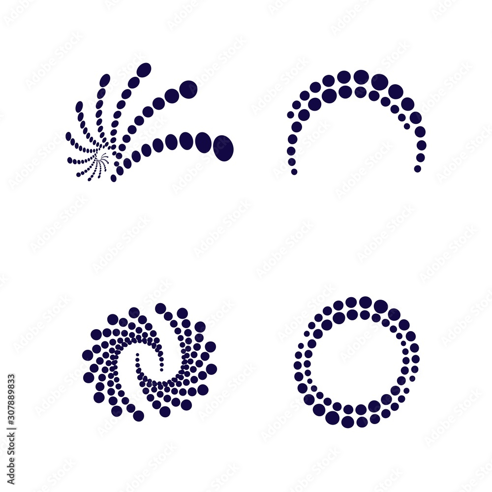 halftone circle dots vector halftone circle dots vector