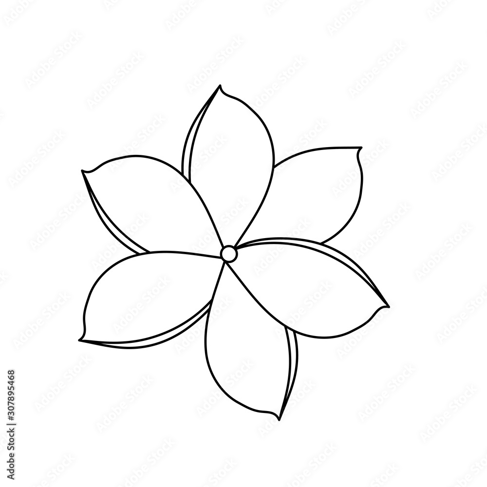 cute flower natural line style icon vector illustration design cute flower natural line style icon vector illustration design