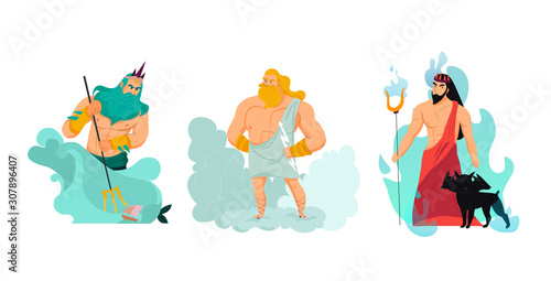 Greek Gods Illustration