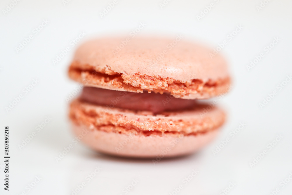 Delicious macaron sweets arranged in rows, colorful macaroon dessert on white background. -Image Delicious macaron sweets arranged in rows, colorful macaroon dessert on white background. -Image