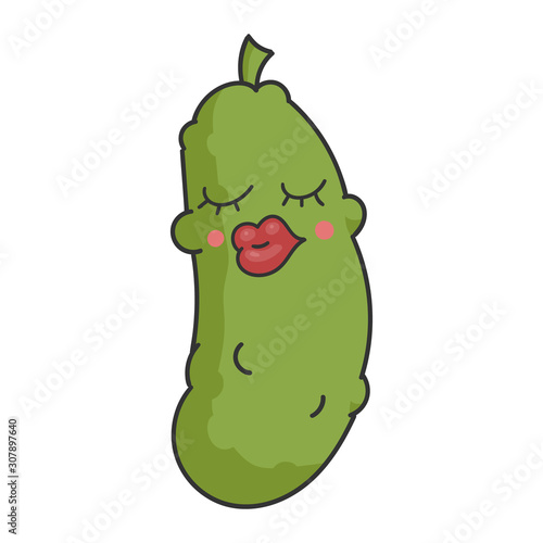 Sexy Funny Dill Pickle Cartoon