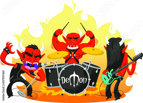 rock band of demons