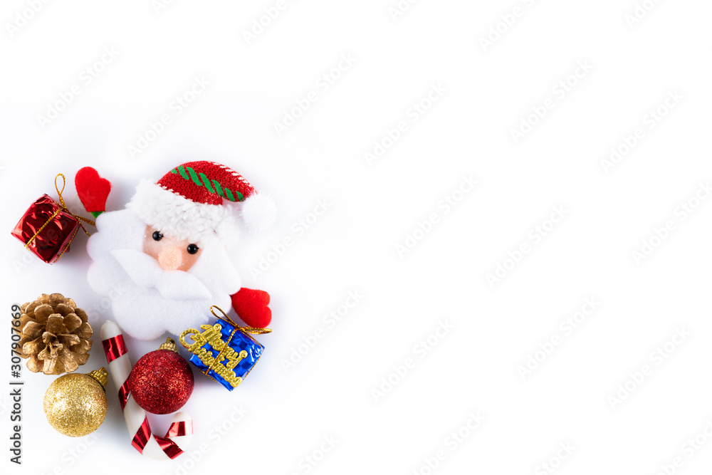 christmas concept on white background