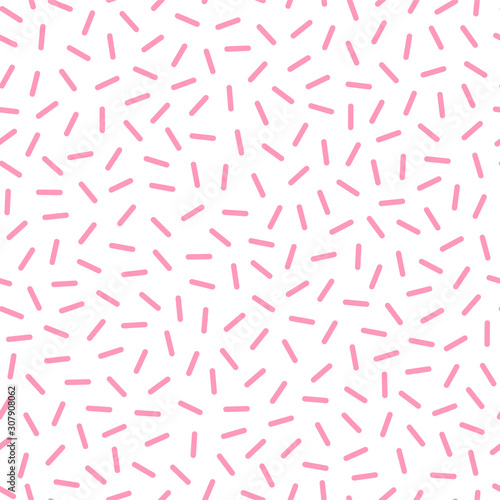 Pink sprinkle seamless pattern