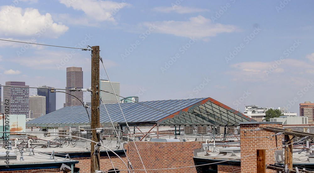 Fototapeta premium Rooftop view of downtown Denver