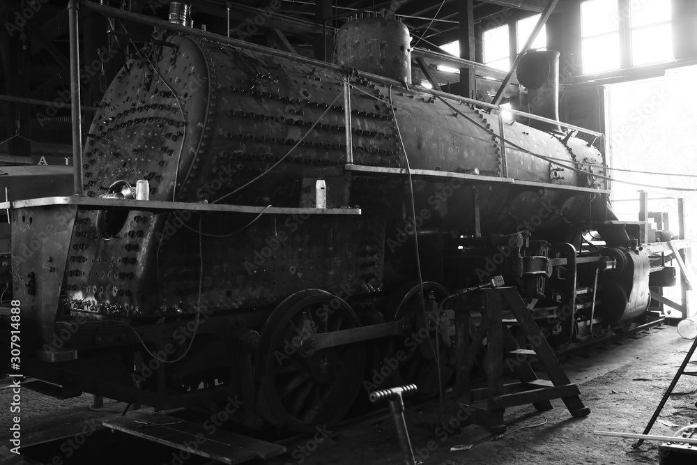 old steam locomotive