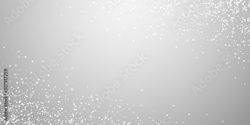 Magic stars sparse Christmas background. Subtle fl
