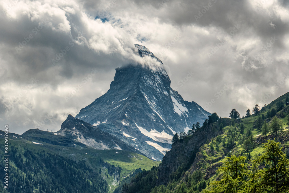 A view on mountain Matterhorn