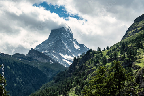 A view on mountain Matterhorn