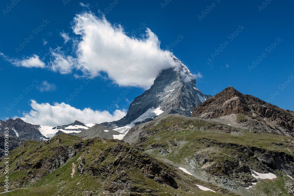 A view on mountain Matterhorn
