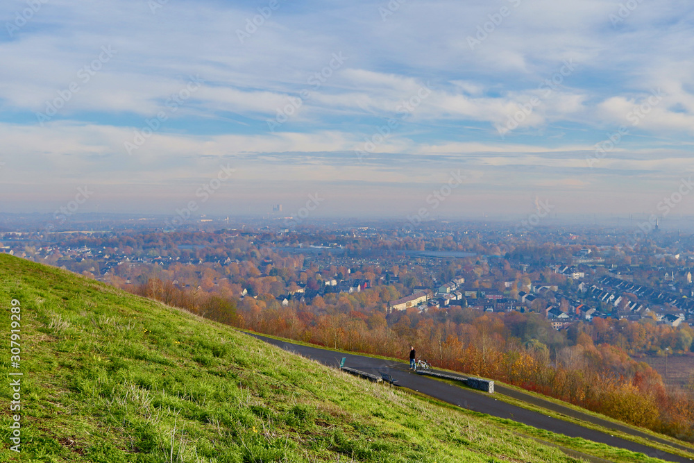 View over Recklinghausen and Oer Erkenschwick