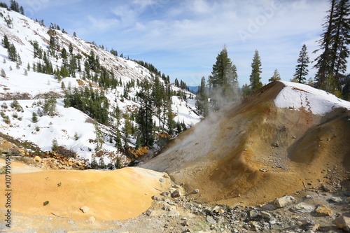 view of mountains in winter