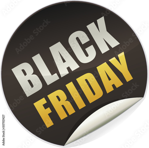 Sticker Black Friday (Métal)