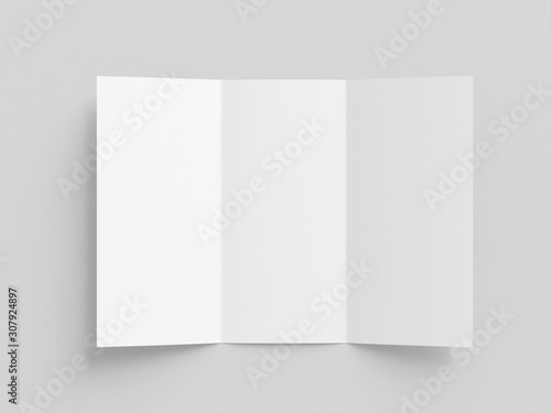 Wallpaper Mural Booklet tri fold mockup. Design template. Torontodigital.ca