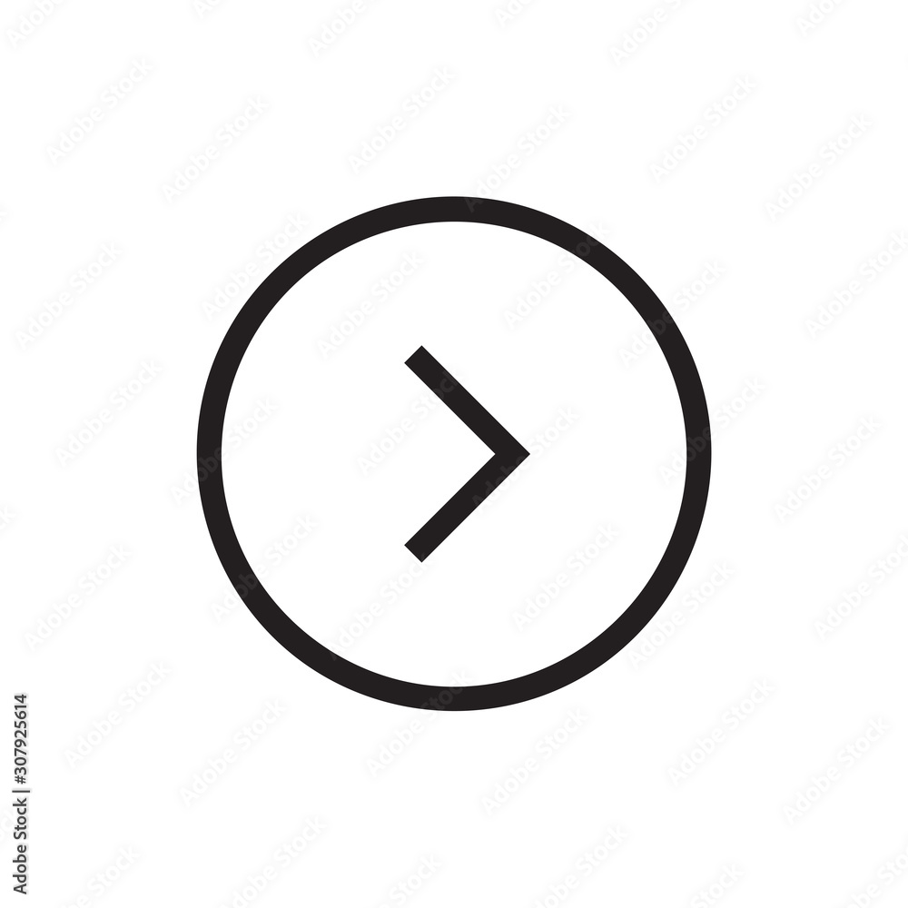 Half arrow right circle icon vector isolated on background. Trendy web symbol. Pixel perfect. illustration EPS 10. - Vector. Half arrow right circle icon vector isolated on background. Trendy web symbol. Pixel perfect. illustration EPS 10. - Vector.
