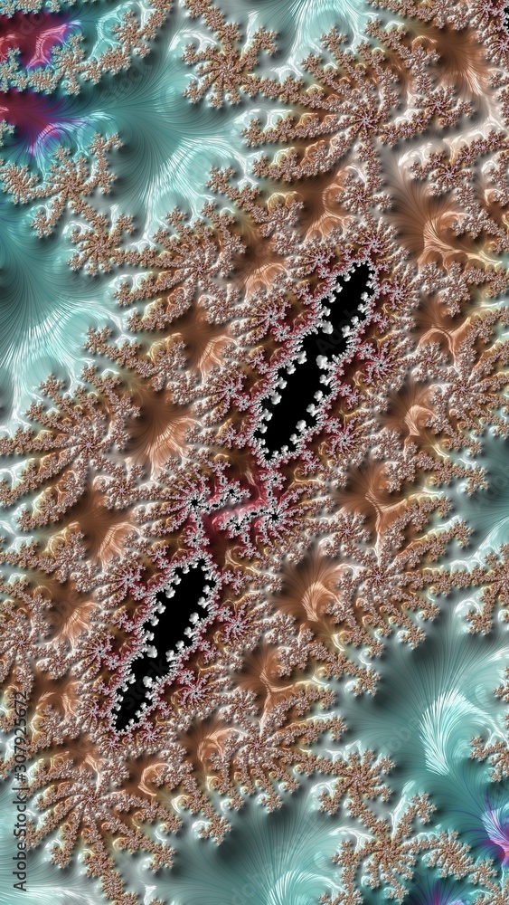 Artfully 3D rendering fractal background Artfully 3D rendering fractal background