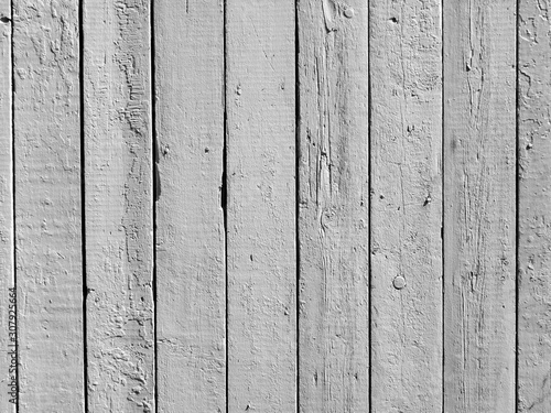wooden gray texture background, wooden surface of vertical planks