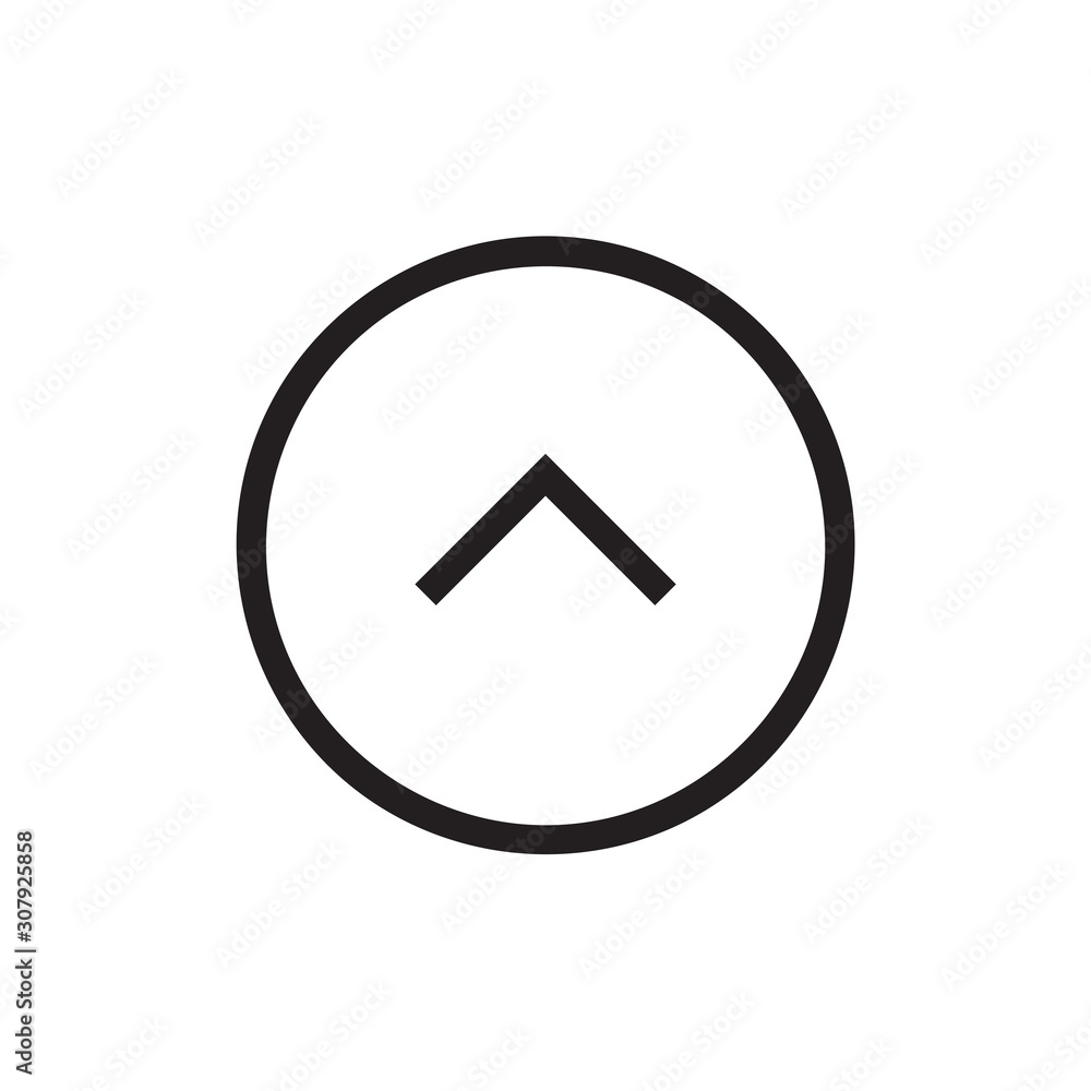 Half arrow up circle icon vector isolated on background. Trendy web symbol. Pixel perfect. illustration EPS 10. - Vector. Half arrow up circle icon vector isolated on background. Trendy web symbol. Pixel perfect. illustration EPS 10. - Vector.