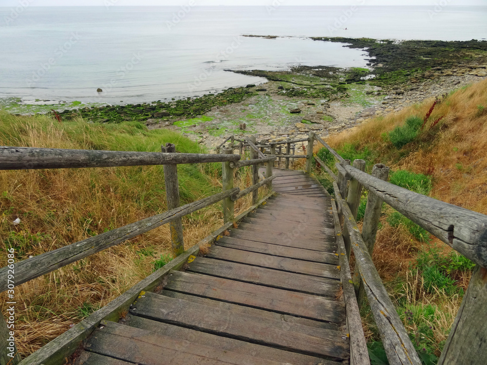 Fototapeta premium Paysage de la Côte d'Opale, Pas de Calais