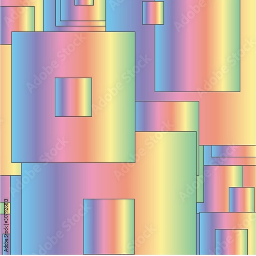 abstract background with colorful squares