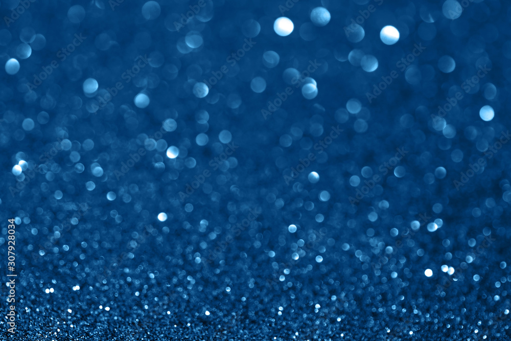 Classic blue glitter texture background. Classic blue glitter texture background.