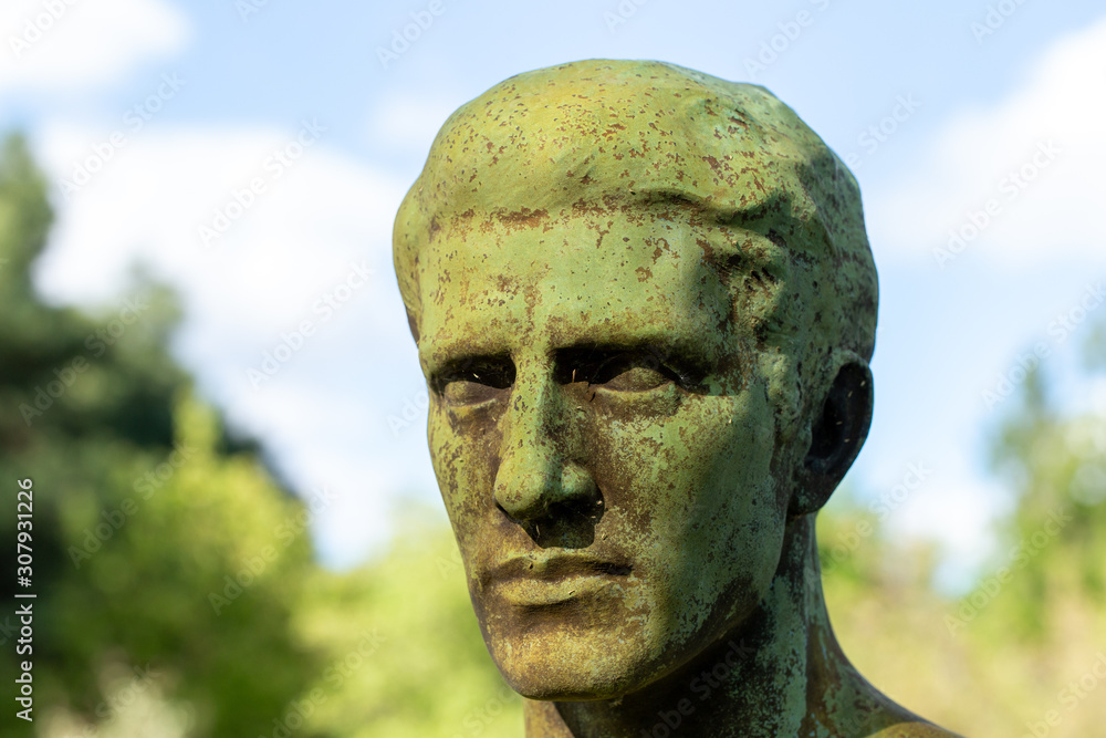 Porträt einer Statue Porträt einer Statue