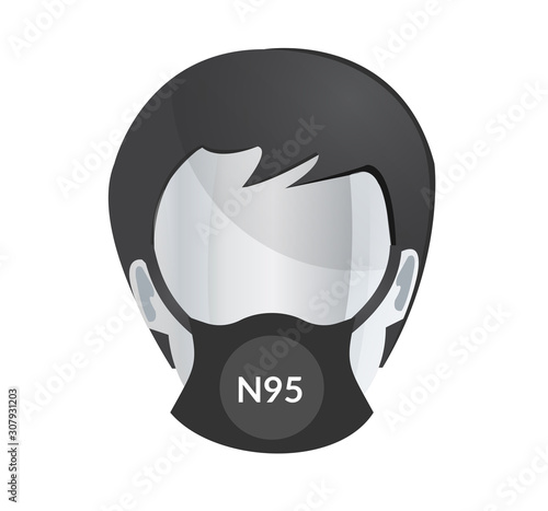 Respiratory Protective Mask - N95 - Icon