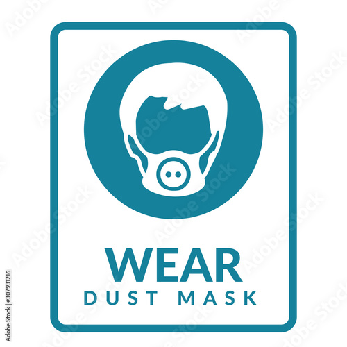 Respiratory Protective Mask - Industrial Safety - Illustration