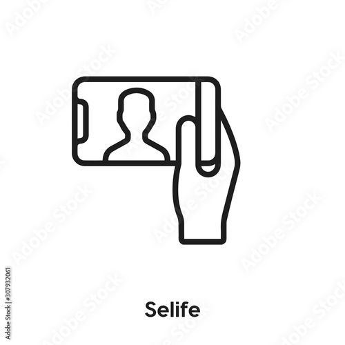 Selfie icon vector. Selfie icon vector symbol illustration. Modern simple vector icon for your design. Selfie icon vector	