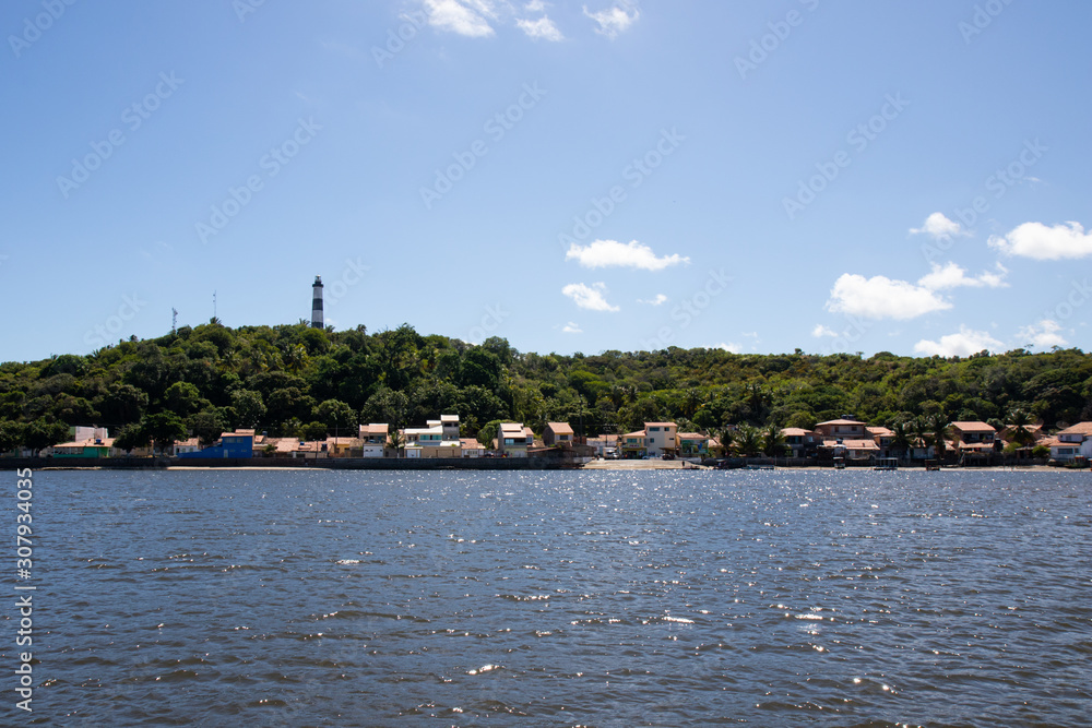 Port of Loss / Alagoas / Brazil. November, 29, 2019. View of Porto de Pedras city and Patacho beach in early summer.