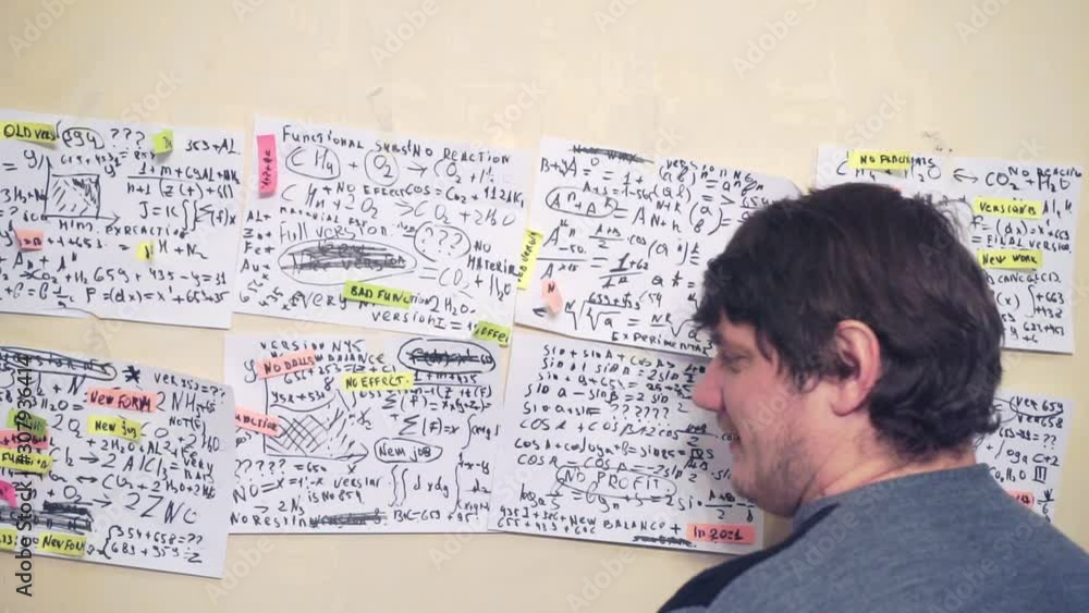 video portrait of a scientist giving a lecture.scientific and research work. workplace teacher video portrait of a scientist giving a lecture.scientific and research work. workplace teacher