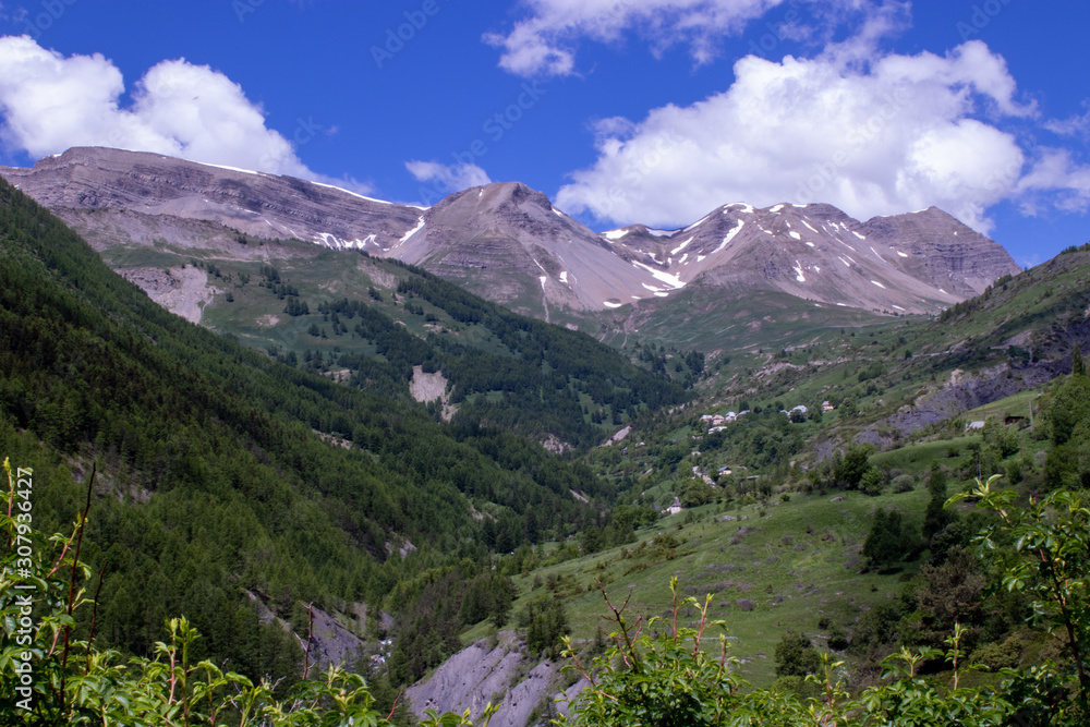 valley in the alps in france