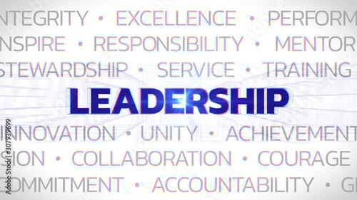Leadership - Animated Title - Concept Buzzwords