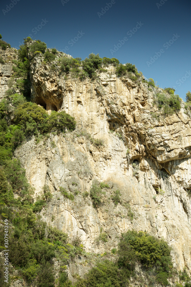 Naklejka premium rock face of mountain