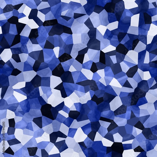 Blue modern abstract endless metal stony graphic surface pattern texture