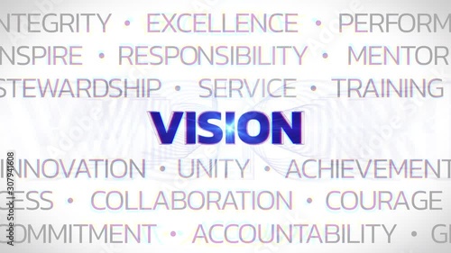 Vision - Animated Title - Concept Buzzwords