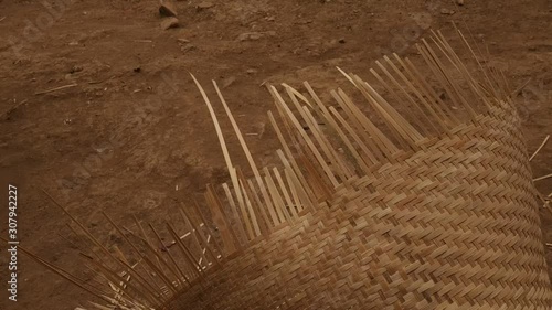 Steamer,Making traditional steamer from Bamboo woven,traditional.steamer, ancient, art, artisan, asian, bamboo, bamboo woven, basket, basketry, close, closeup, craft, craftsman, craftsmanship, culture photo