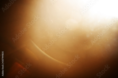 Fototapeta Naklejka Na Ścianę i Meble -  Easy to add lens flare effects for overlay designs or screen blending mode to make high-quality images. Abstract sun burst, digital flare, iridescent glare over black background.