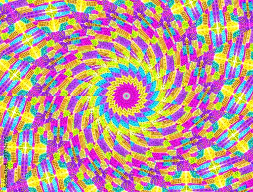 Bright abstract colorful pattern