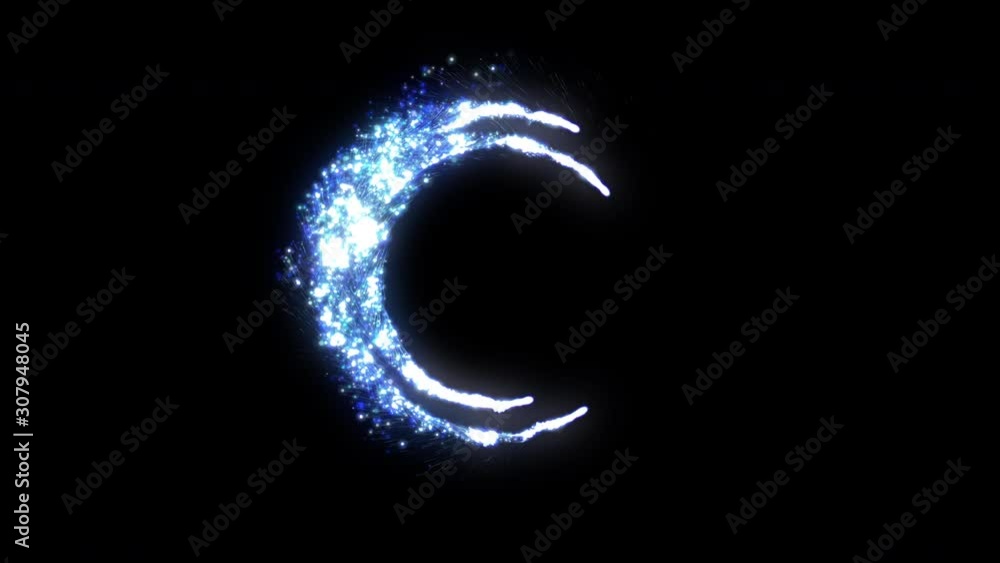 Golden glitter sparcle flying around circle on dark background. Holidays 4k backdrop animation. Golden glitter sparcle flying around circle on dark background. Holidays 4k backdrop animation.