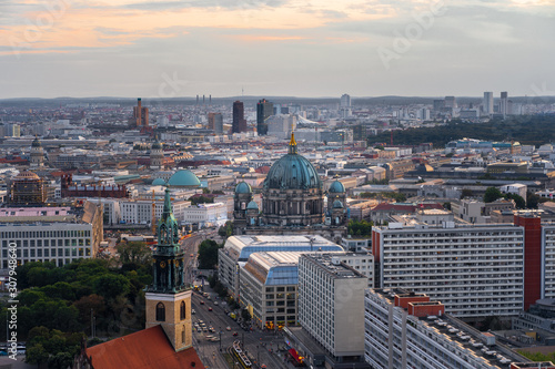 Berlin Skyline City Panorama with the Berliner Dom © RAW Digital Studio