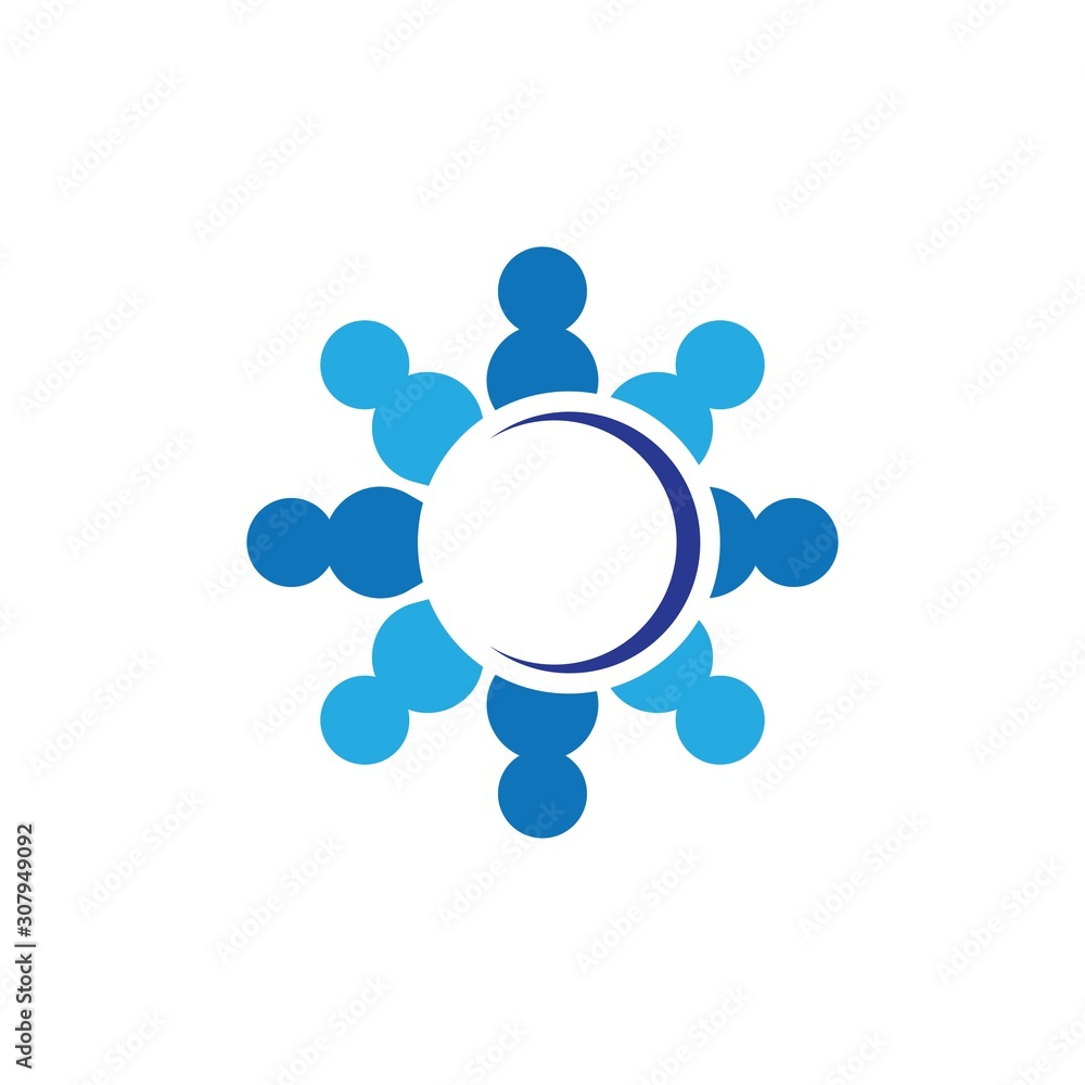 Community logo vector icon Community logo vector icon