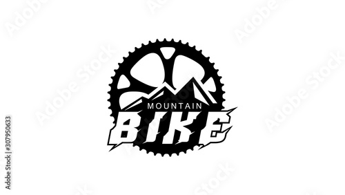 emblem of downhill and cross country mountain bike logos