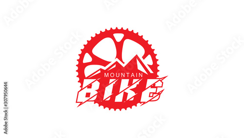emblem of downhill and cross country mountain bike logos