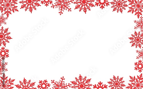 christmas background with snowflakes and place for your text