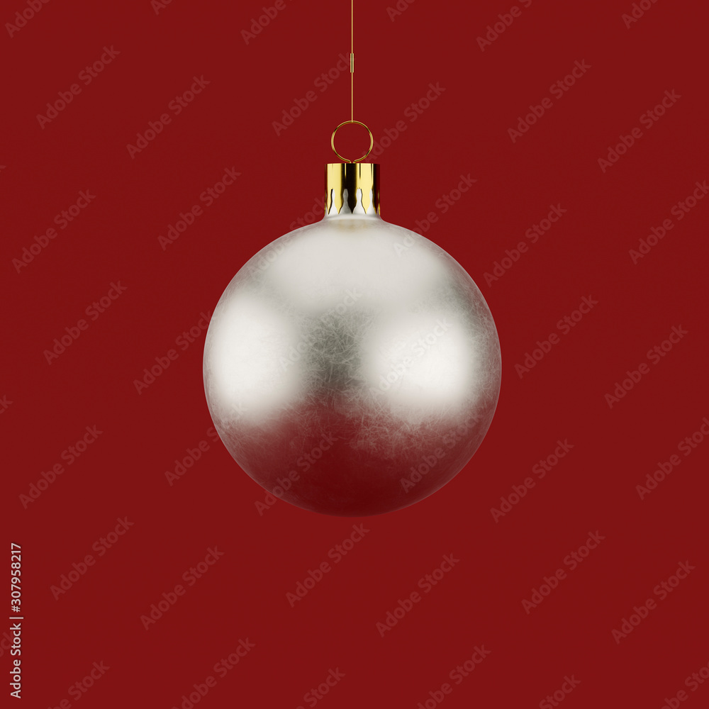 Christmas ball on the Christmas tree Christmas ball on the Christmas tree